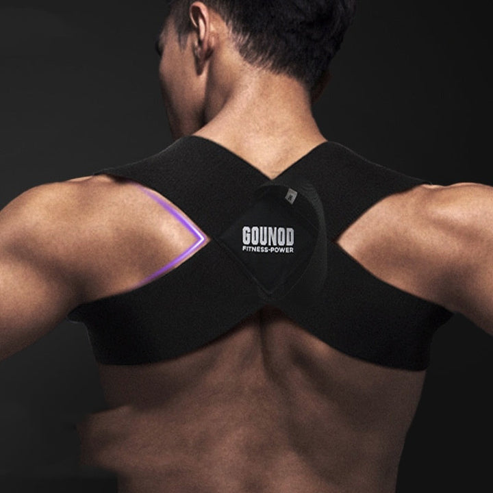 GOUNOD Shoulder Support Strap for Bench Press & Push-Ups – Heavy-Duty Posture Corrector for Weightlifting & Fitness Training (S-2XL)